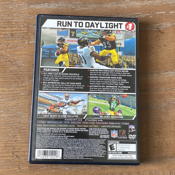 Original "Madden 2007" PlayStation 2 Game - Picture 2 of 6